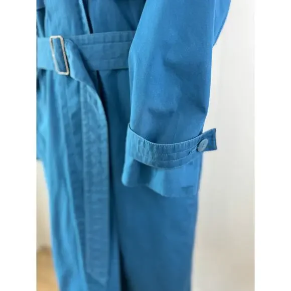 Women's Vintage London Club Trench Coat, Size 6P - Picture 8 of 13